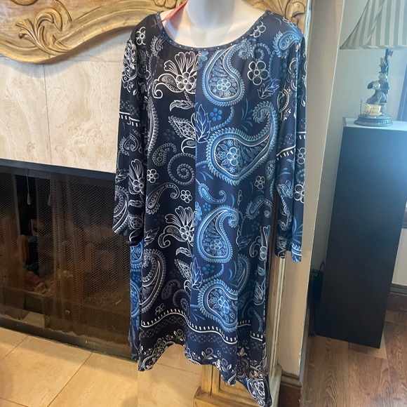 NWT Simply Aster By Firmiana Tunic Top Women's 2XL - Picture 1 of 5